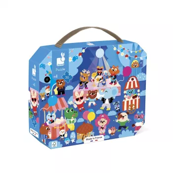 Janod Puzzle in Suitcase Party 36 Pieces 4+ Made in France