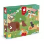 Janod Sensory Touch Puzzle Forest 20 gabali 2+