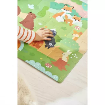 Janod Sensory Touch Puzzle Forest 20 gabali 2+