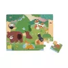 Janod Sensory Touch Puzzle Forest 20 gabali 2+