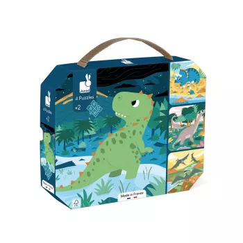 Janod Magneti'Book Dinosaurs Magnetic Educational Game 40 Pieces J02541