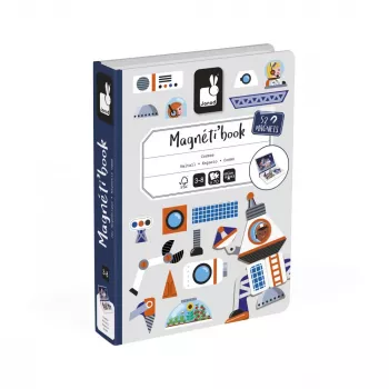 Janod Magnetibook Kosmos magnētiskā izglītojošā spēle - Kosmoss