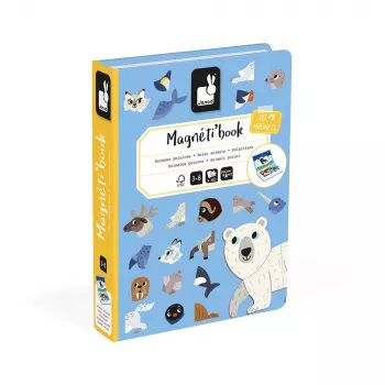 Janod Magnetibook: magnētiskā attīstošā grāmata par polārajiem dzīvniekiem