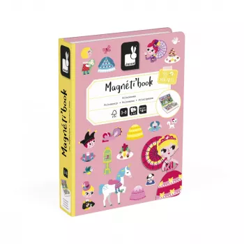 Janod Magnetibook Princesses magnētiskā spēļu kopa