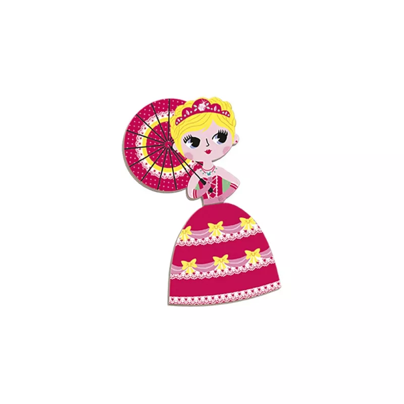 Janod Magnetibook Princesses magnētiskā spēļu kopa
