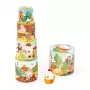 Janod Stacking Pyramid Toy Farm Hen
