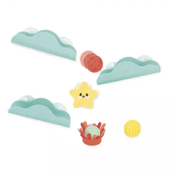 Janod Bath Toy Water Track with Balls 12m+