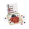 Janod Wooden Mosaic Puzzle Symmetry and Coding 4in1 5+