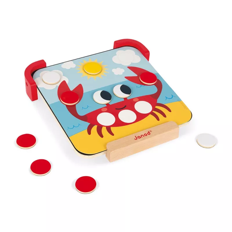 Janod Magnetic Wooden Puzzle - Learn Colors