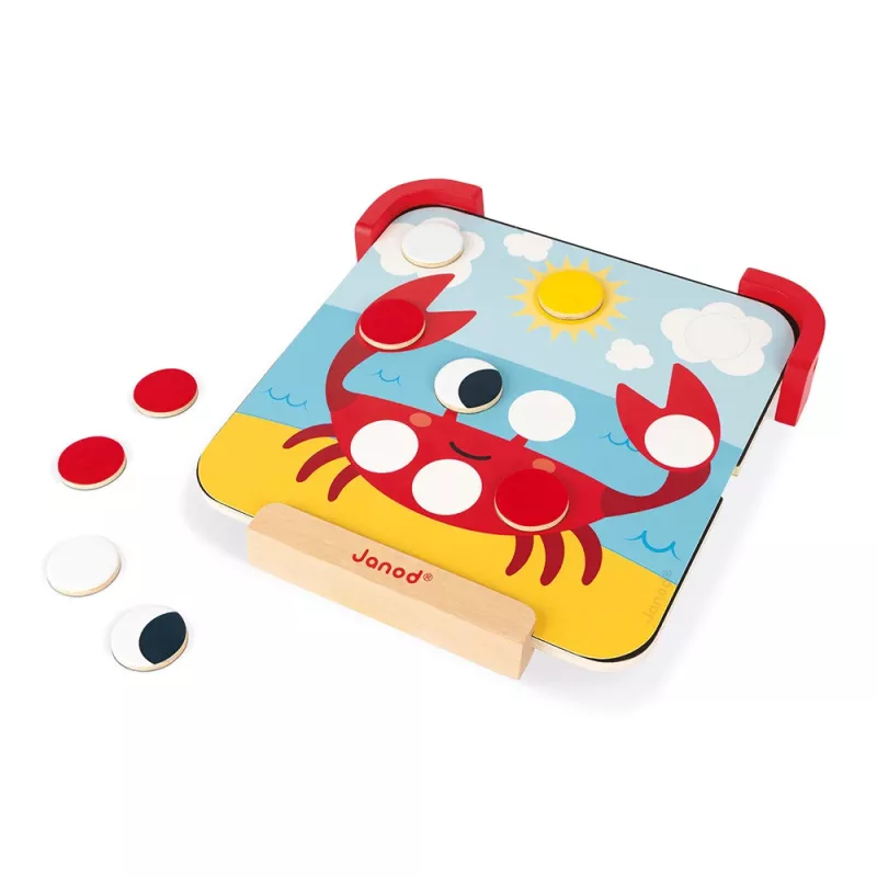 Janod Magnetic Wooden Puzzle - Learn Colors