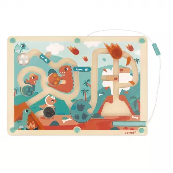 Janod Magnetic Labyrinth Dinosaurs 2+