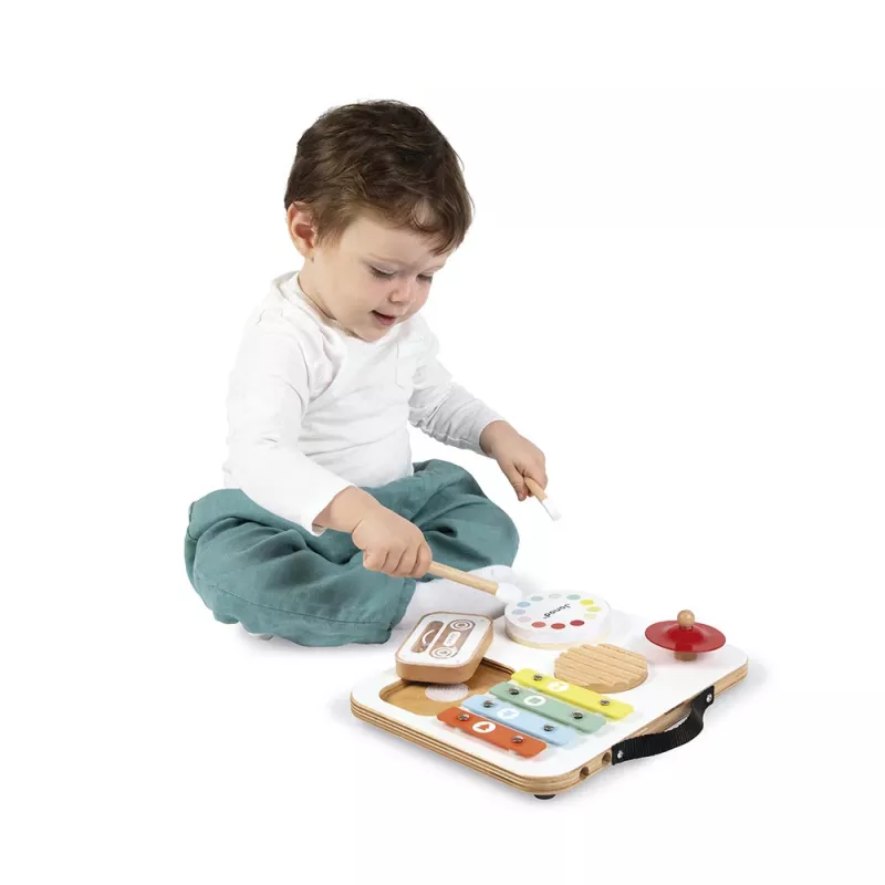 Janod Confetti Musical Activity Board with Handle J07679