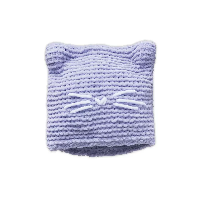 Janod Creative Knitting Kit - Kitten Hat for Children 8+