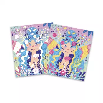 Janod Glitter Fairy Creative Art Kit bērniem no 6 gadiem