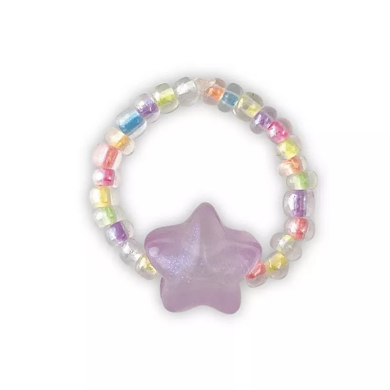 Janod Fluorescent Beads Jewellery Making Kit for Kids 6+