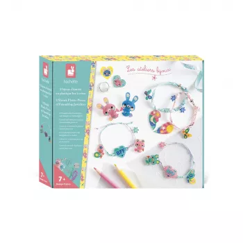 Janod Creative Kit for Making Friendship Jewellery with Shrink Plastic 7+