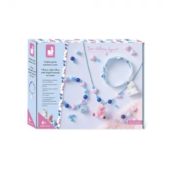 Janod DIY rotaslietu veidošanas komplekts Mazie dzīvnieciņi 6+
