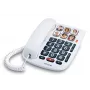 Alcatel TMAX10+ Vadu Galda Telefons Balts