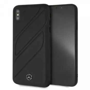 Mercedes-Benz New Organic I Cietais Maciņš Apple iPhone XS Max - Melns