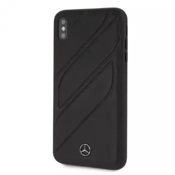 Mercedes-Benz New Organic I Cietais Maciņš Apple iPhone XS Max - Melns