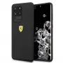 Ferrari Hardcase FESSIHCS69BK Silikona maciņš Samsung Galaxy S20 Ultra - Melns