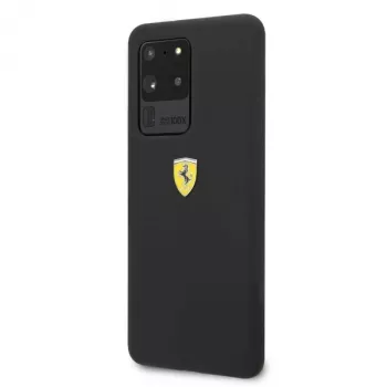 Ferrari Hardcase FESSIHCS69BK Silikona maciņš Samsung Galaxy S20 Ultra - Melns