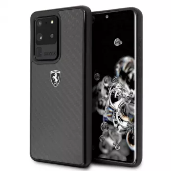Ferrari Hardcase FEHCAHCS69BK Samsung Galaxy S20 Ultra, Black Carbon Heritage