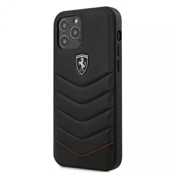 Ferrari Off Track Quilted Hardcase Apple iPhone 12 Pro Max 6,7 inch Melns