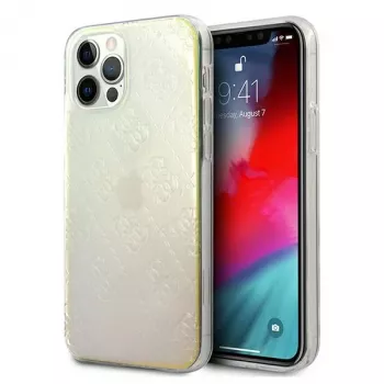 Guess GUHCP12M3D4GIRBL Iridescent Opal Hard Case Apple iPhone 12 / iPhone 12 Pro 6,1 collas