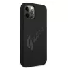 Guess Script Vintage Hard Case Apple iPhone 12 Pro Max 6,7 inch Melns