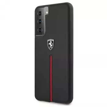 Ferrari FEOSIHCS21MBK S21+ G996 Black Hardcase Off Track Leather Nylon Stripe