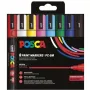 POSCA Uni-Ball Marker UNI PC-5M 8-Piece Set Basic (182558)