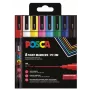 POSCA Uni-Ball Marker UNI PC-3M 8 gabalu komplekts Basic (186558)