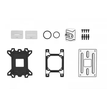EK Water Blocks EK-Quantum Velocity D-RGB AMD AM4 CPU Ūdens Bloks - Sudrabs/Melns/Caurspīdīgs