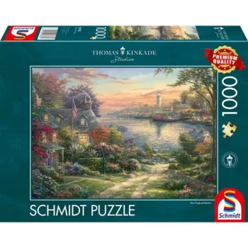 SCHMIDT SPIELE Thomas Kinkade Studios: Harbor in New England (1000 gab.)