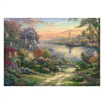 SCHMIDT SPIELE Thomas Kinkade Studios: Harbor in New England (1000 gab.)