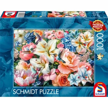 Schmidt Spiele Blumen in Pastell (1000 Teile) Puzlis