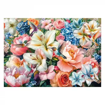 Schmidt Spiele Blumen in Pastell (1000 Teile) Puzlis