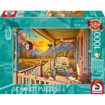 SCHMIDT SPIELE Bergland-Veranda (1000 gab.) Puzle