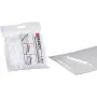 LAUREL Easy Clip Filing Strips White Short 100 Pieces
