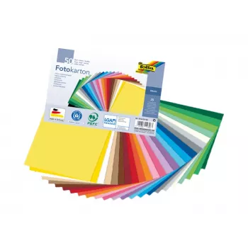 Folia 614/50 65 - Gold - Solid Color - A4 (210 x 297 mm) - 300 g/m² - Matte - 50 Sheets