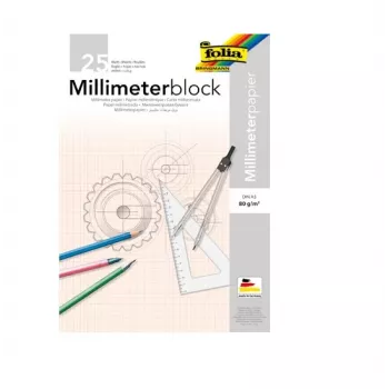 Folia 8230/25 Konstrukcijas papīrs A4 130 g/m² Melns 25 loksnes