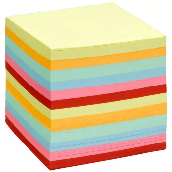 Folia 700 lokšņu piezīmju bloks, dažādas krāsas, 90x90 mm