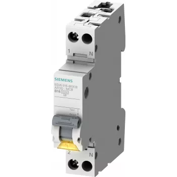 Siemens 5SV6016-7KK16 Loka bojājumu detektors (AFDD) ar automātisko slēdzi C16 2-polu 230V 1TE