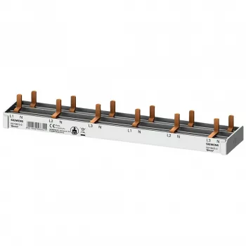 SIEMENS 5ST3675-0 Pin Busbar 10mm² 3p/N 6xAFD+6xKomp. 12TE