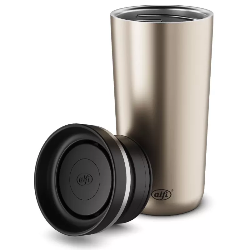 ALFI Coffee Mug Insulated Cup Champagne 380 ml