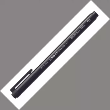 Tombow Mono Fineliner Drawing Pen 01 Tip 0,24mm Line Black Pack 12