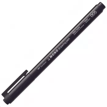 Tombow MONO Drawing Pen Fineliner 005 - Melns - 0,20 mm