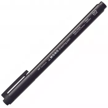 Tombow MONO Drawing Pen Fineliner 02 - Black - 0,30 mm Line Width
