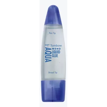 Tombow MONO Aqua šķidrā līme ar diviem uzgaļiem, caurspīdīga, 10 gab. iepakojums